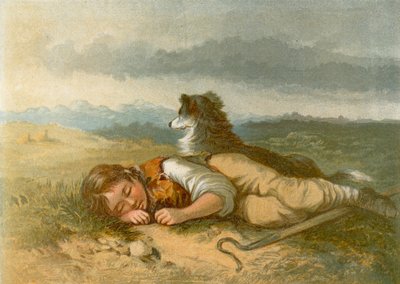 The Shepherd Boy by English School